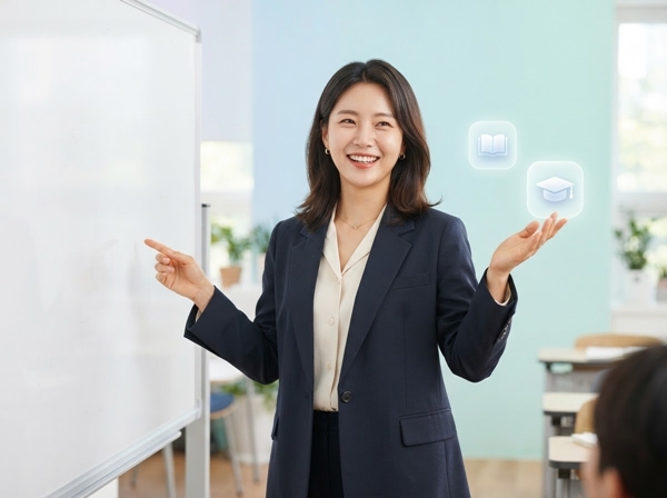 학원 홈페이지 구성 예시