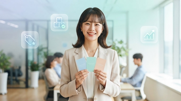 그린푸드 임직원이 함께 일하는 모습
